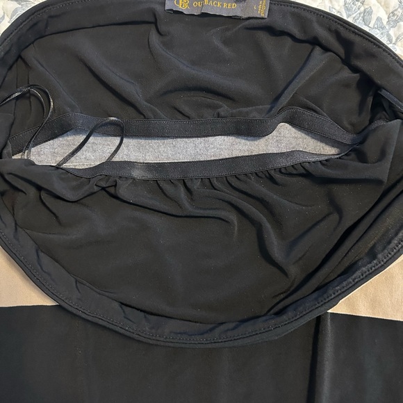 Strapless striped top - Picture 2 of 3